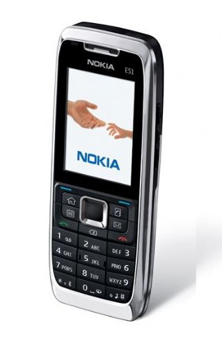 NOKIA-E51-WHITE-STEEL