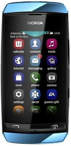 Nokia-Asha-306-BLUE