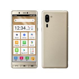 SharpSimpleSmartphone5gold